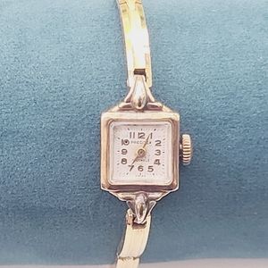 18k yellow Gold Precitex Ladies Swiss Watch